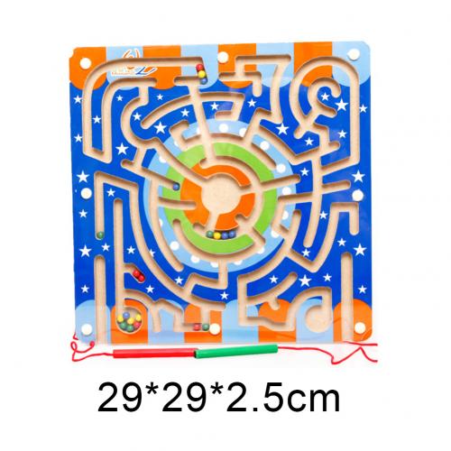 Cartoon Figure Magnetic Board Running Bead Puzzle Game Puzzle intellettuale Mntessori giocattoli educativi per bambini regalo per bambini: Stars Maze