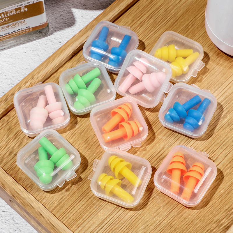 Anti Snoring Earplugs Soft Silicone Anti Noise Sound Insulation Ear Protection Protector Noise Reduction Ear Plugs Sleeping