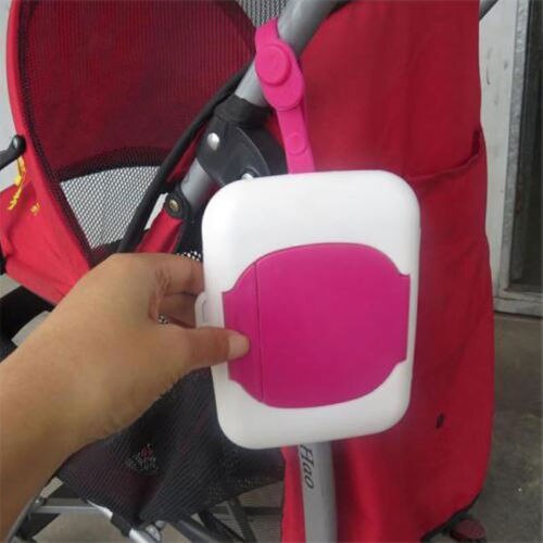 Baby aftørringskasse boks vådservietter dispenserboks til baby rejsetaske sæt pop