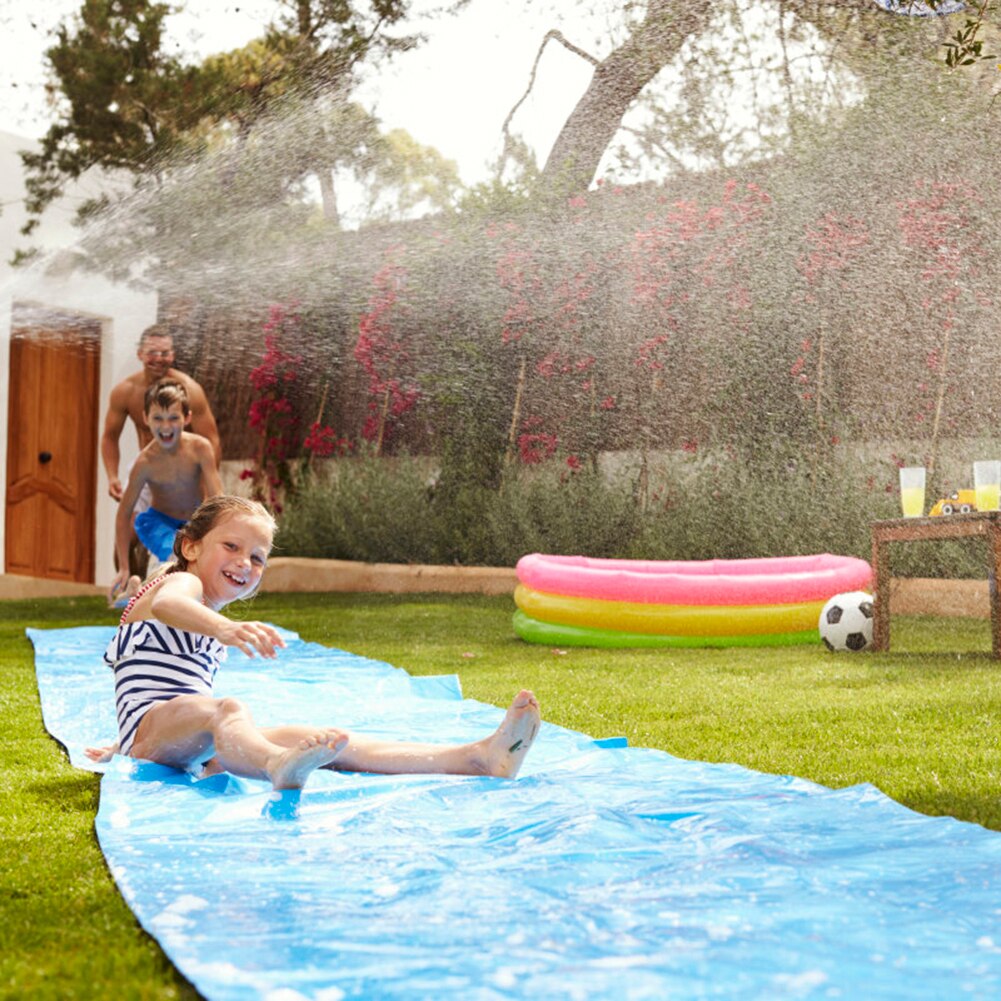 Zomer Outdoor Surf Water Slide Pvc Achtertuin Kinderen Volwassen Water Games Speelgoed Fun Gazon Glijbanen Zwembaden Voor Kinderen