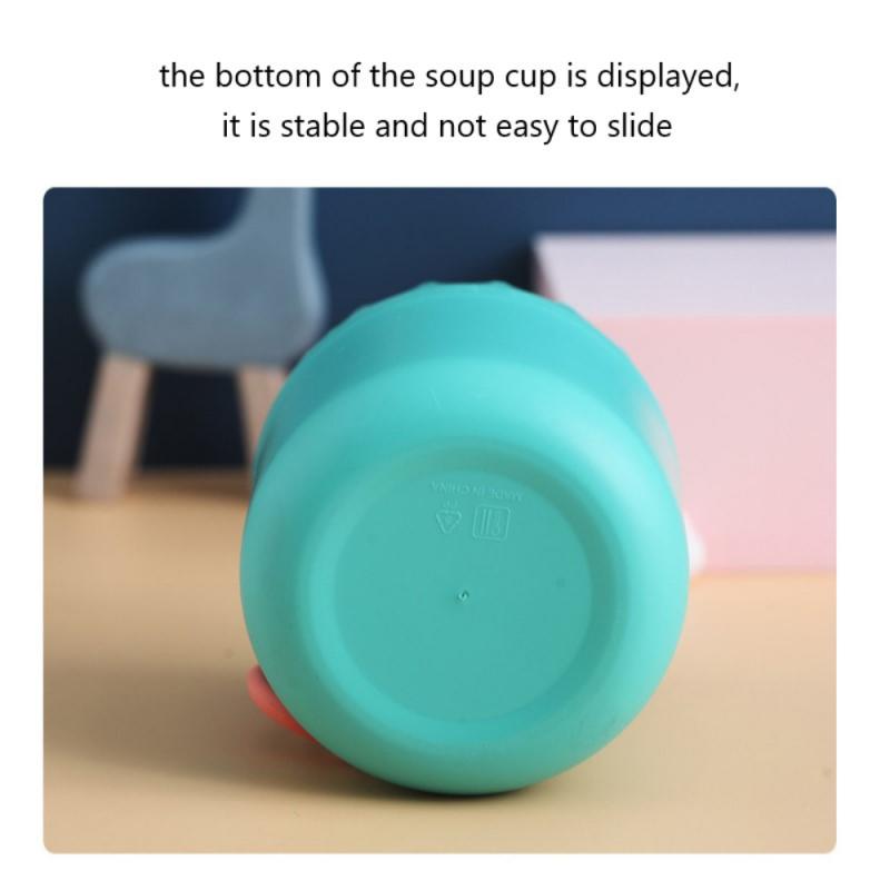 1 pcs Portable Stainless Steel Soup Cup Breakfast Porridge Soup Pot Work Lunch Box Portable Water Cup Vacuum Flasks