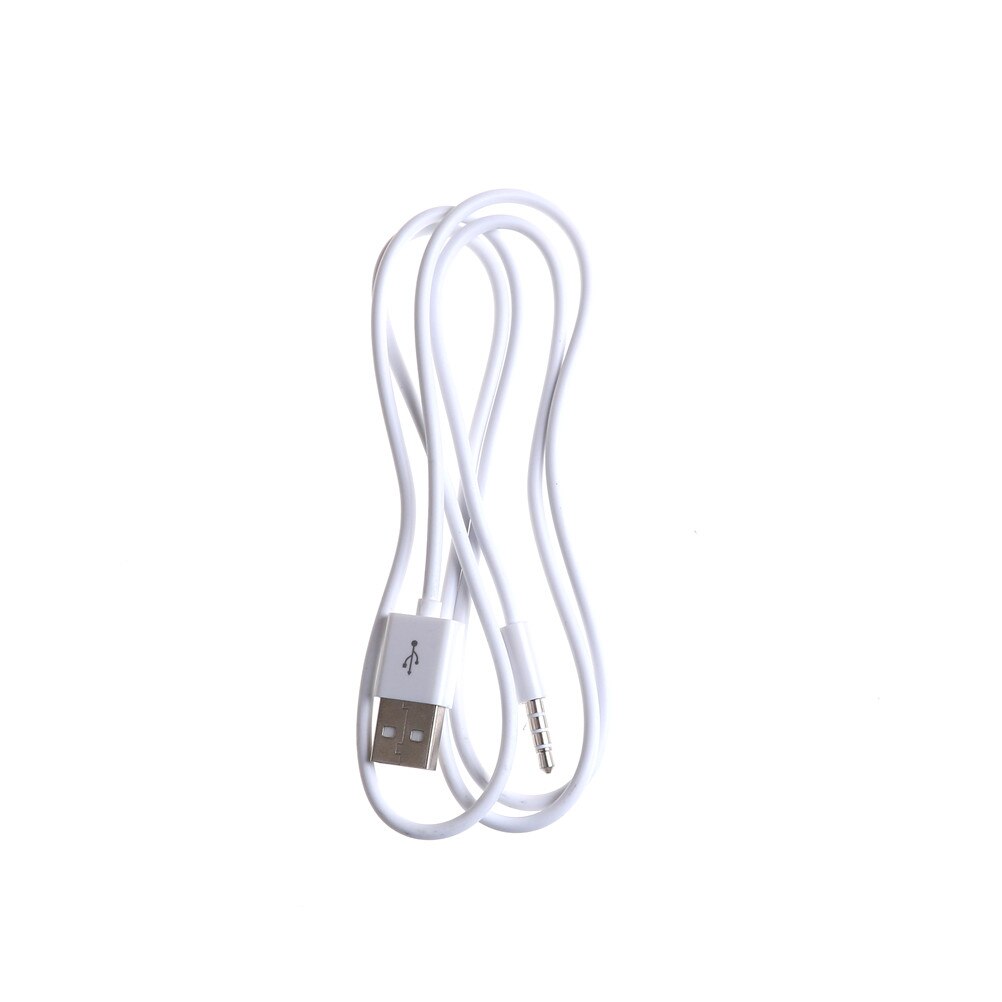 1m USB Data/ Charging Adapter Cable 3.5mm AUX Audio Plug Jack to USB 2.0 Male Charge Cord Adapter Cable