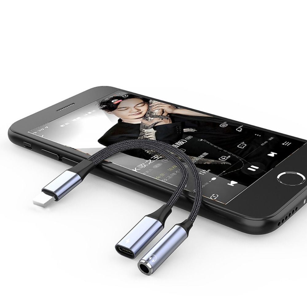 AUX-Kabelsplitter, 3 5 mm Klinke, 2-in-1-Audio--Adapter, IOS auf 3,5 mm Stecker auf Buchse, Musik hören, AUX-Buchse, Kopfhörer: Anderes