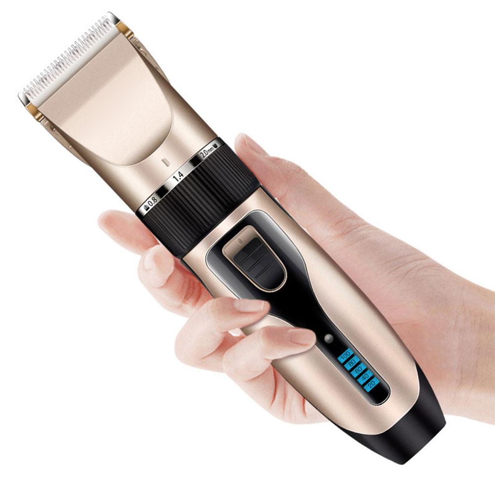 Electric Hair Clipper Kit Rechargeable Adult Child Hair Trimmer Kit Grooming Tool Comb Clippers Machine