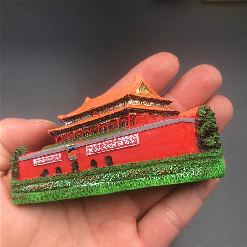 Fridge Magnets China Beijing Great Wall Tourist Souvenir Magnetic 3D Refrigerator Sticker Kitchen Decor Chinese Style Ideas: 1