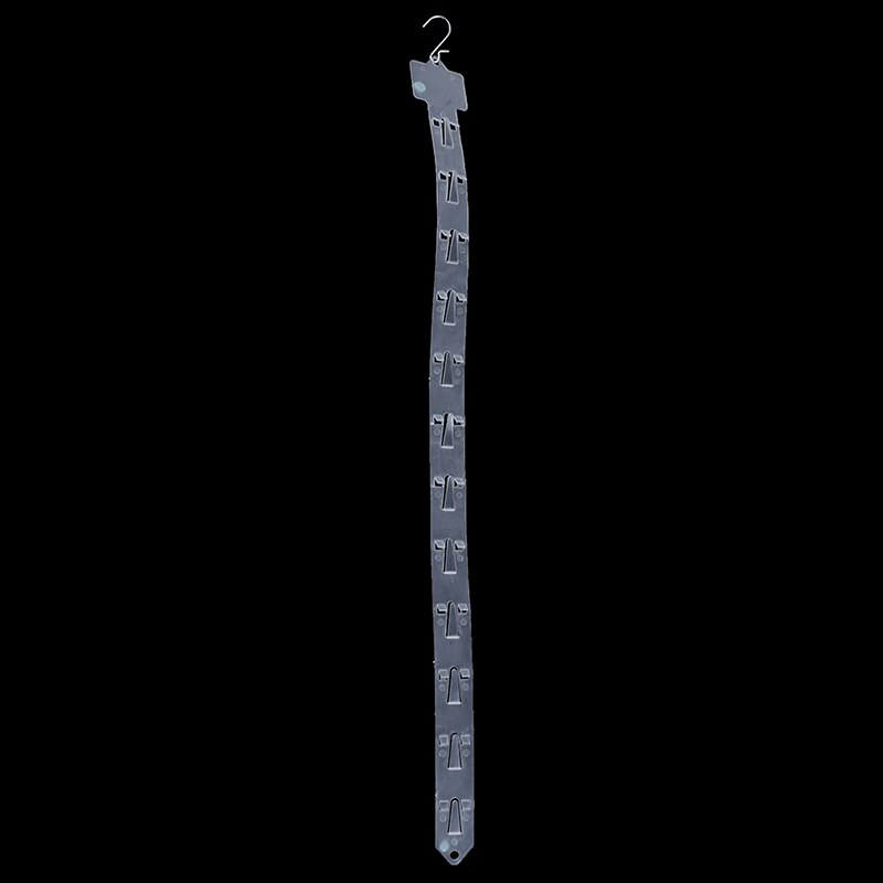 1Pc Transparent Hanging Strip Plastic Supermarket Hanging Strip Hanging Display Strip Pvc Injection Home Storage