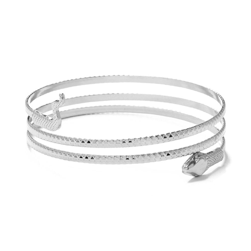 Bohemian Butterfly Leaf Charm Upper Bracelet Arm Chain Metal Hollow Out Geometric Pattern Retro Arm Cuff Bangle Body Bracelets: Style 16