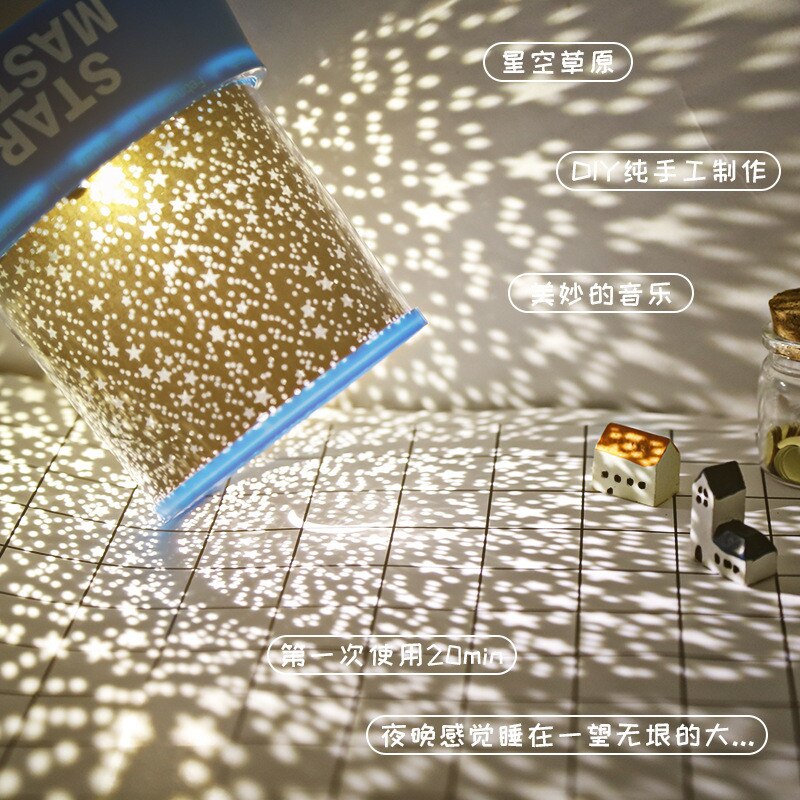 Novedosos juguetes luminosos que brillan en la oscuridad, Botella de deseo de cielo estrellado, luz LED nocturna, casa de ensueño, juguetes para niños, de Navidad