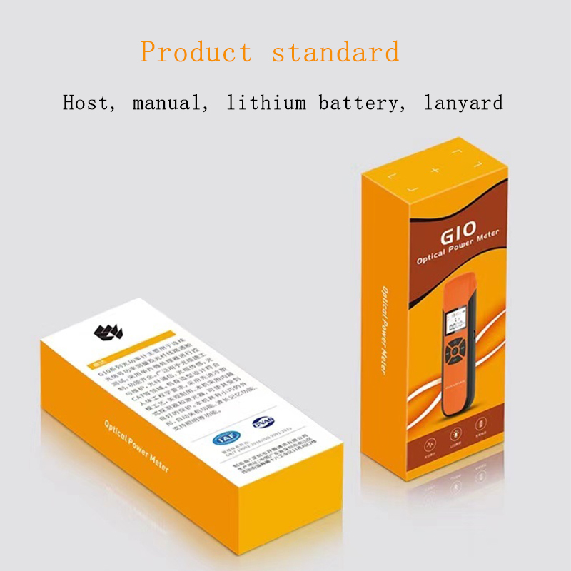 G10 Optical Power Meter High Precision Rechargeable Battery Fiber Optic Power Meter With Flash Light OPM