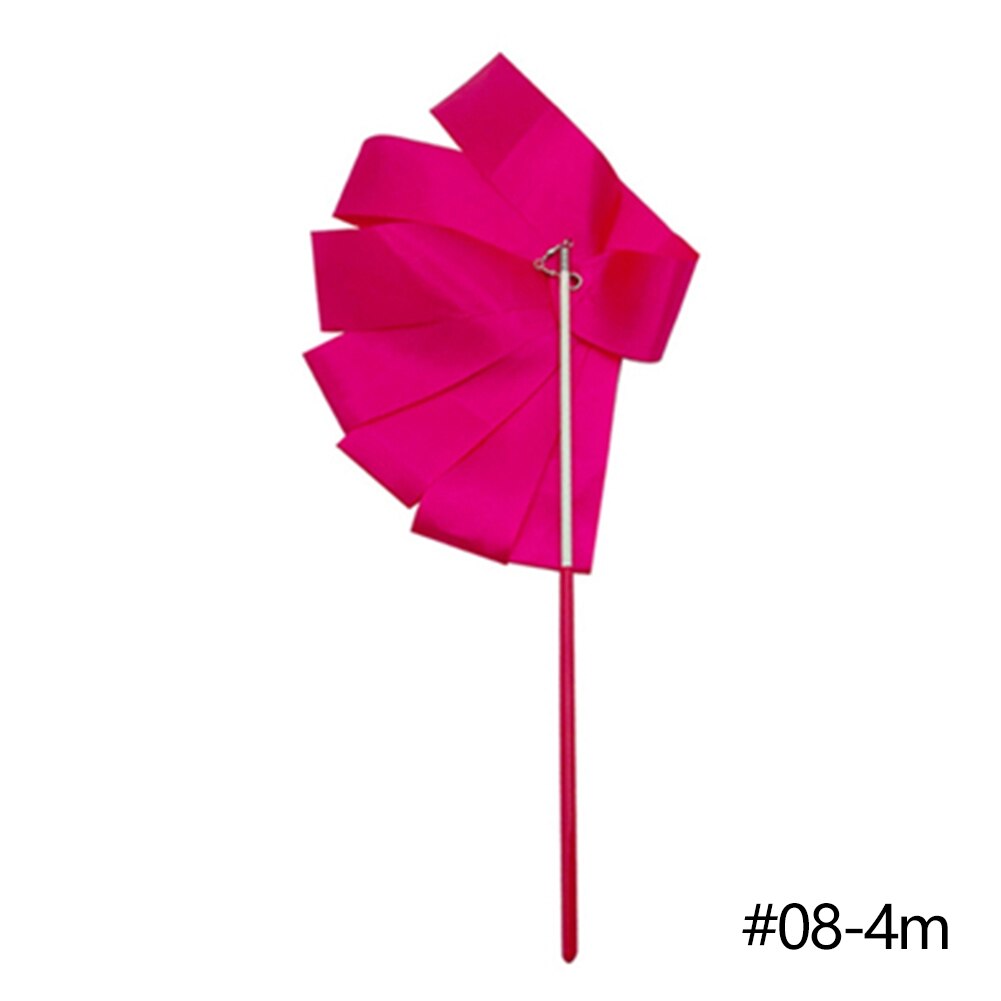 Gymnastics Dance Ribbon - 2M/4M - Rhythmic Art Streamer Twirling Rod Stick: 18