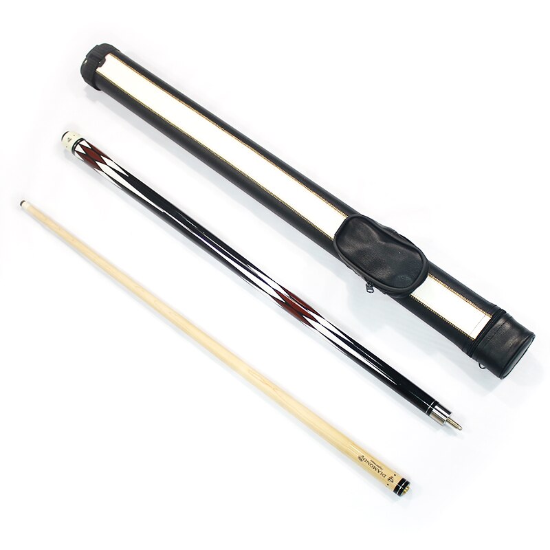 Draagbare Biljart Medeplichtige Kit 1/2 Pool Cue + Cue Zak Voor Verkoop