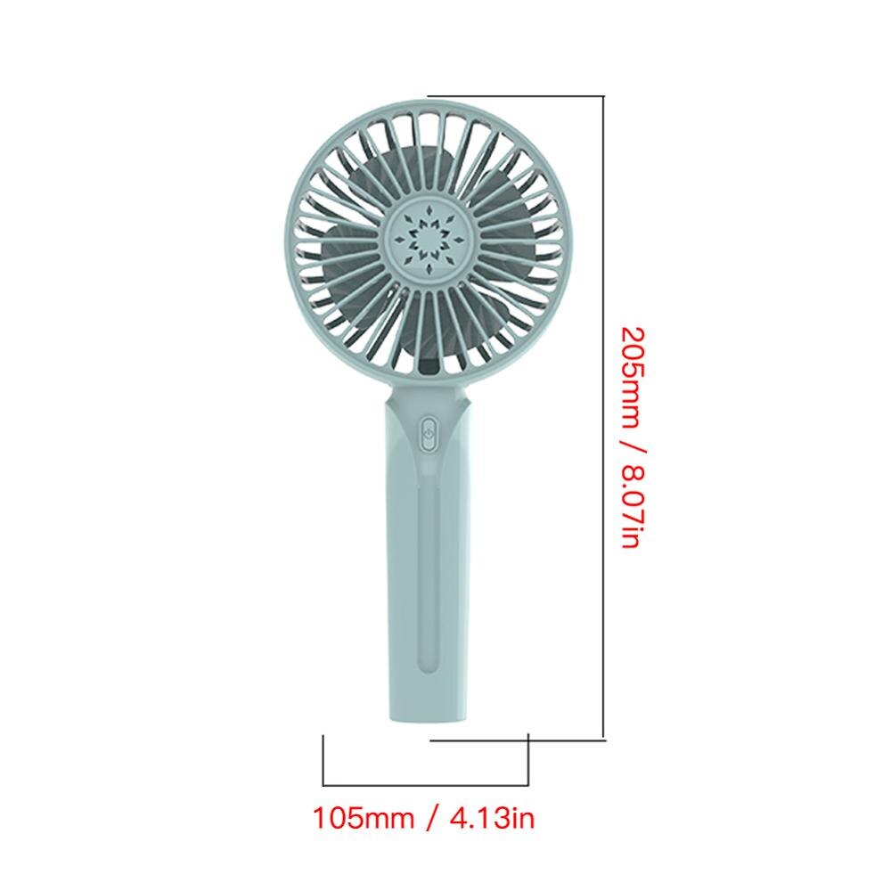 Zomer mini koelbox draagbare usb draagbare ventilator usb oplaadbare opvouwbare ventilator reizen buiten thuiskantoor stille bureauventilatoren