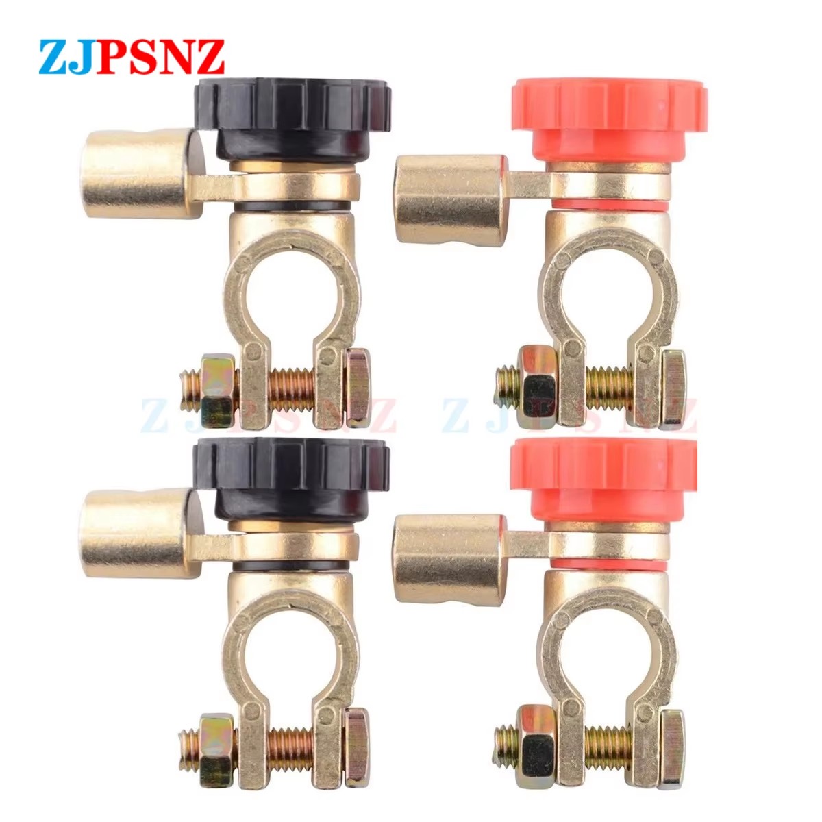 Car Battery Terminal Link Switch Clamp Top Post Terminal Quick Cut Off Disconnect Isolator Switchs Truck Battery Disconnector: Ivory