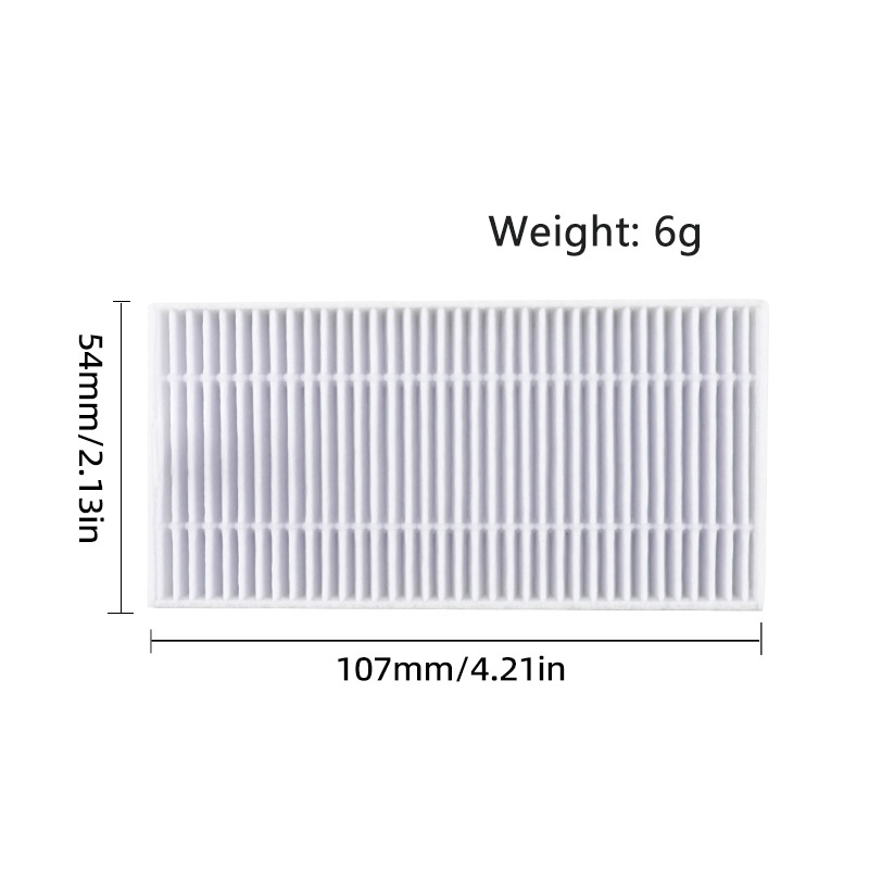 Für Eureka J20 Midea W20 W20Profi Elektrische Roboter Kehrmaschine Hauptseite Pinsel Hepa-Filter Haushaltsgerät Staubbeutel Bausatz Staubsauger