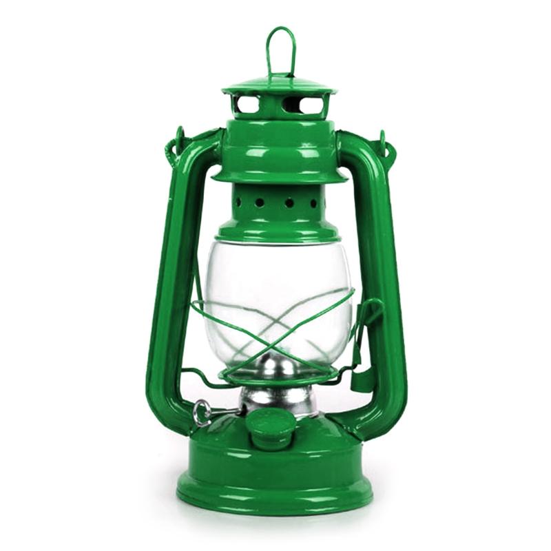 Lámpara de queroseno Retro clásica, linternas regulables, mecha, portátil, decoración de Camping, HX6D