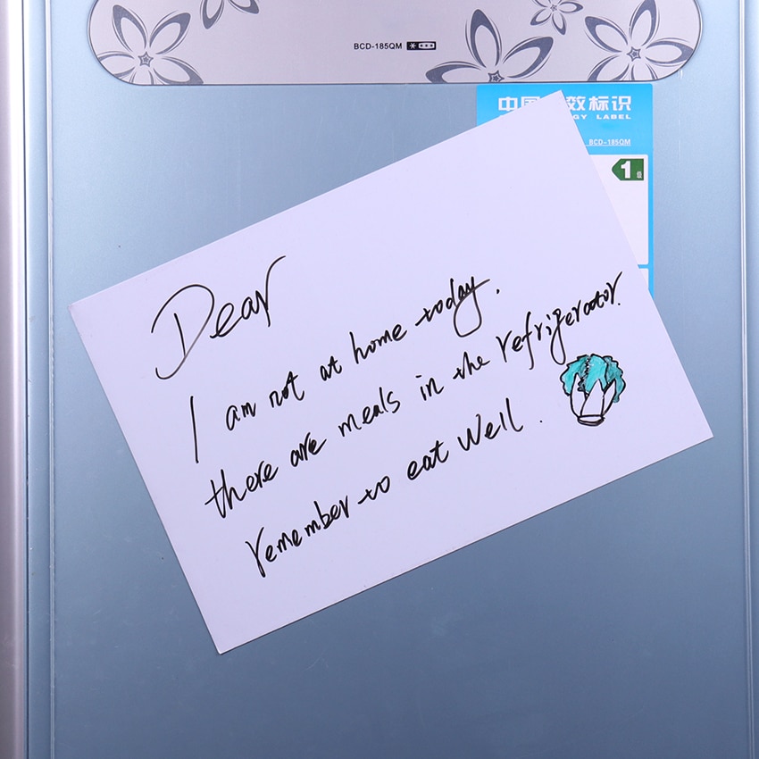 1PC A4 Soft Magnetic Board Magnetic Whiteboard Dry Erase Drawing Recording Board For Fridge Message School Supplies