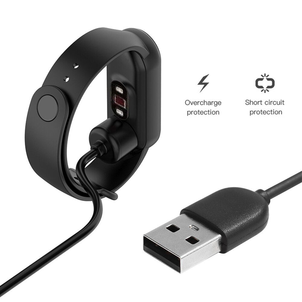 För xiaomi mi band 5 4 3 2 usb-laddartråd smart kabel datadocka utbyte docka laddningskabel bärbar snabbladdningskabel