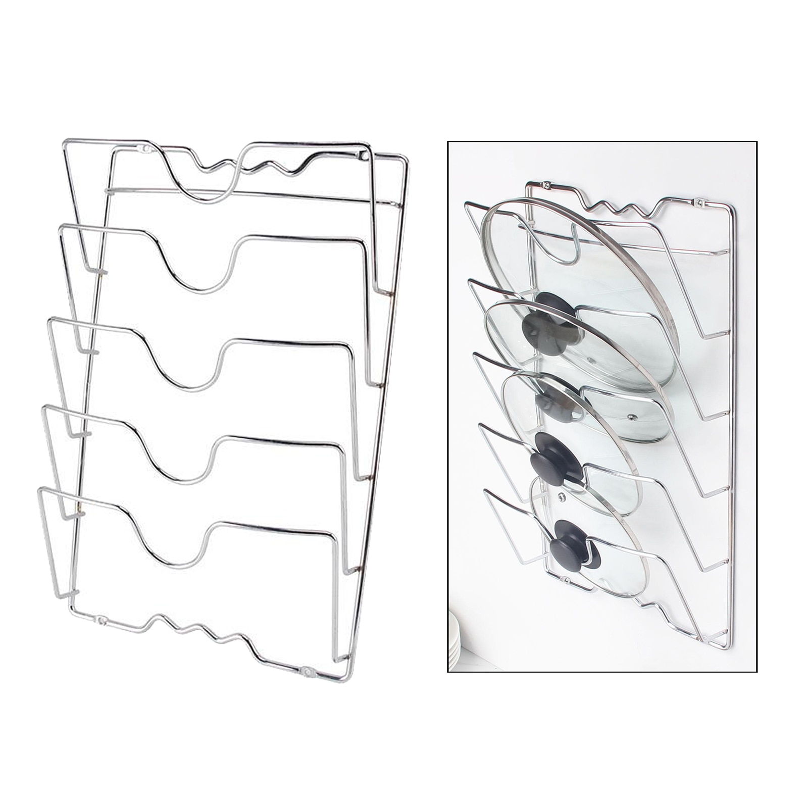 Organisateur de cuisine pour assiettes, planches à découper ustensiles de cuisson, casseroles et casseroles, plateaux de service, conteneurs et support de couvercles
