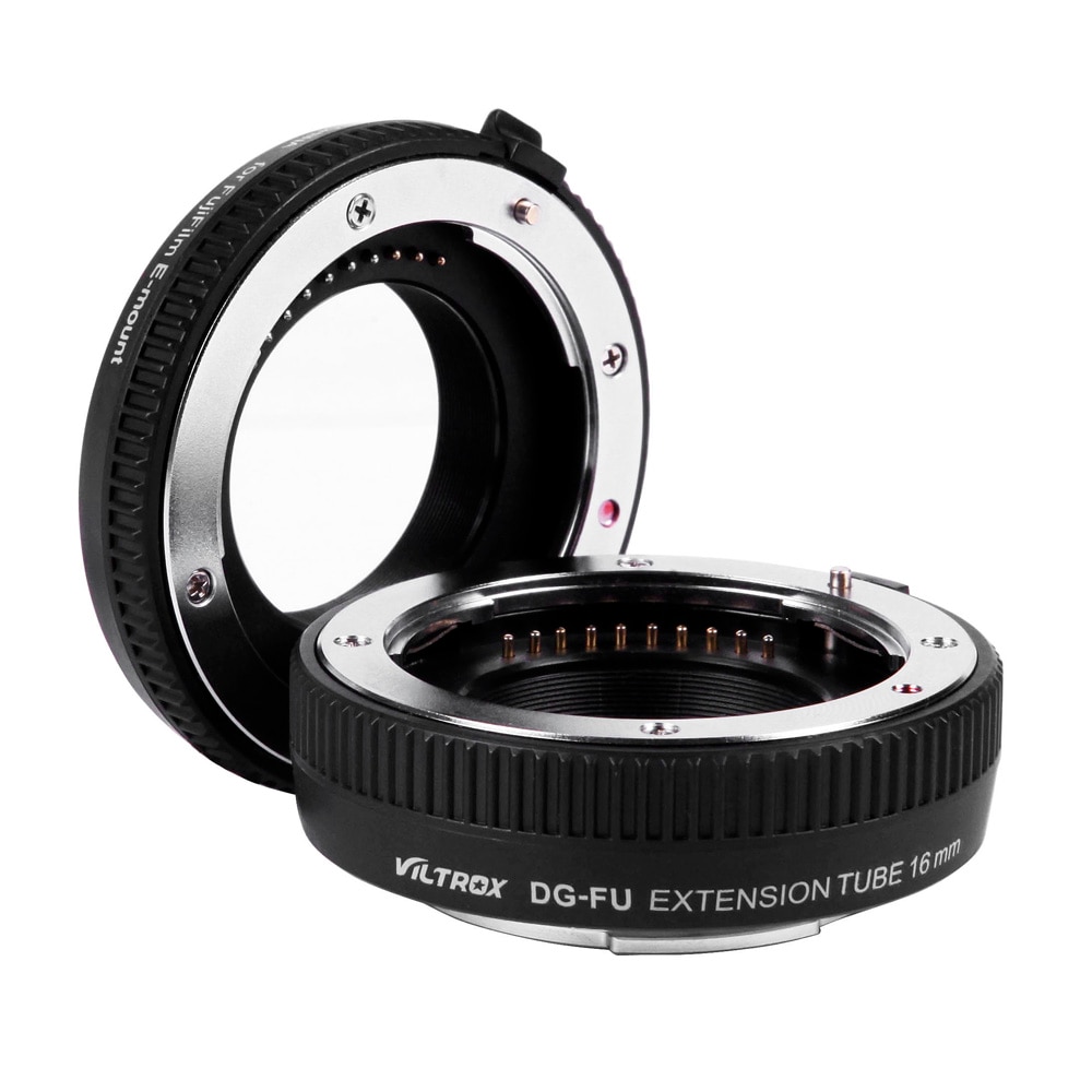 Viltrox DG-FU Auto Focus AF Extension Tube Ring 10mm 16mm Set Metal Mount for Fujifilm X Mount Macro Lens