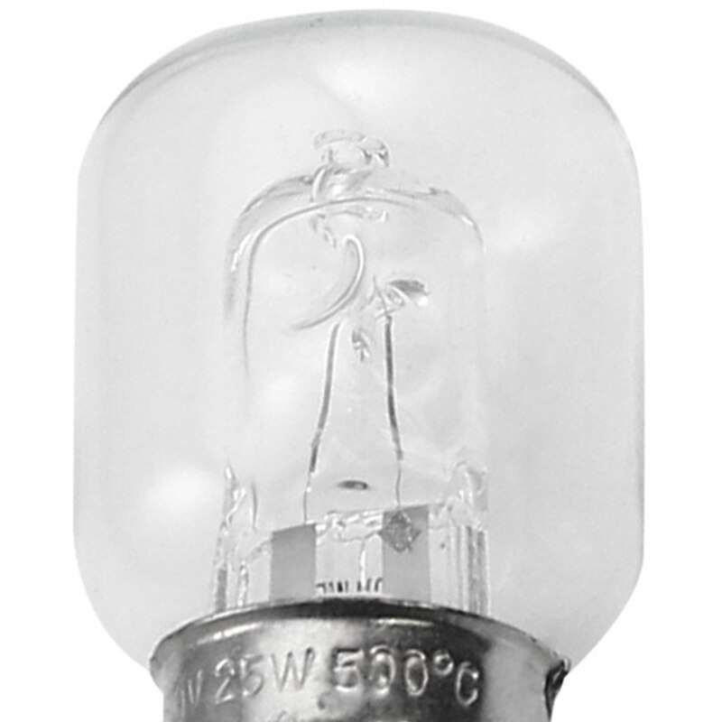 E14 High Temperature Bulb 500 Degrees 25W Halogen Bubble Oven Bulb E14 250V 25W Quartz Bulb