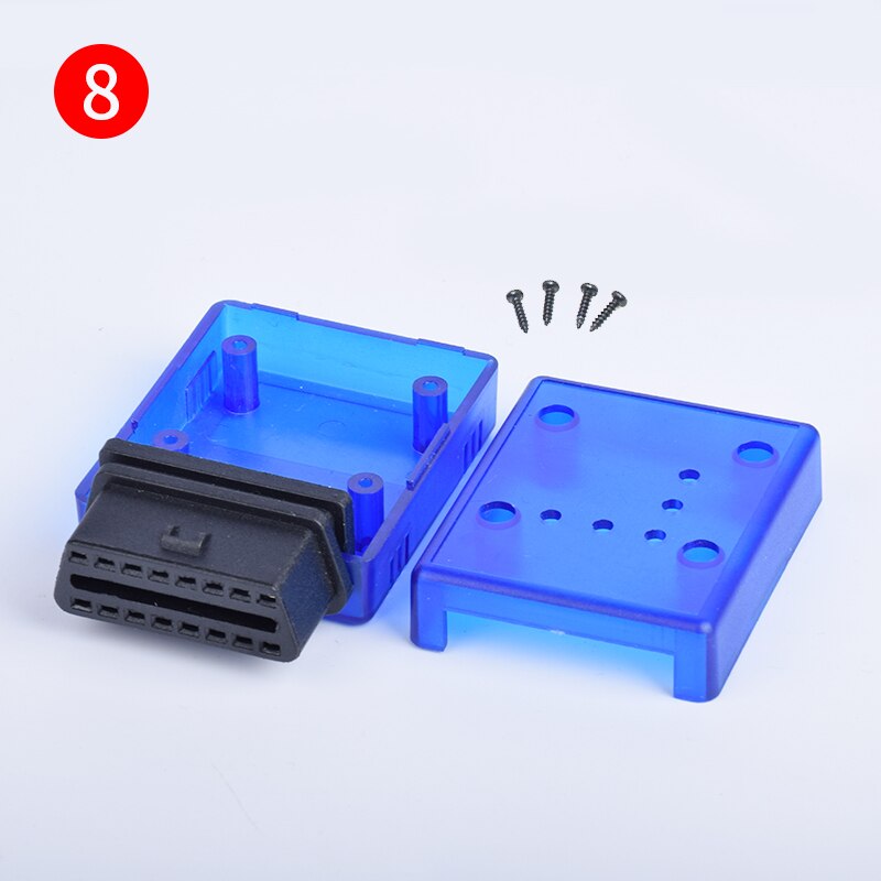 Automotive OBD2 Schweißen Weibliche Diagnose Interface 16pin Stecker OBD2 Gehäuse OBDII Montage