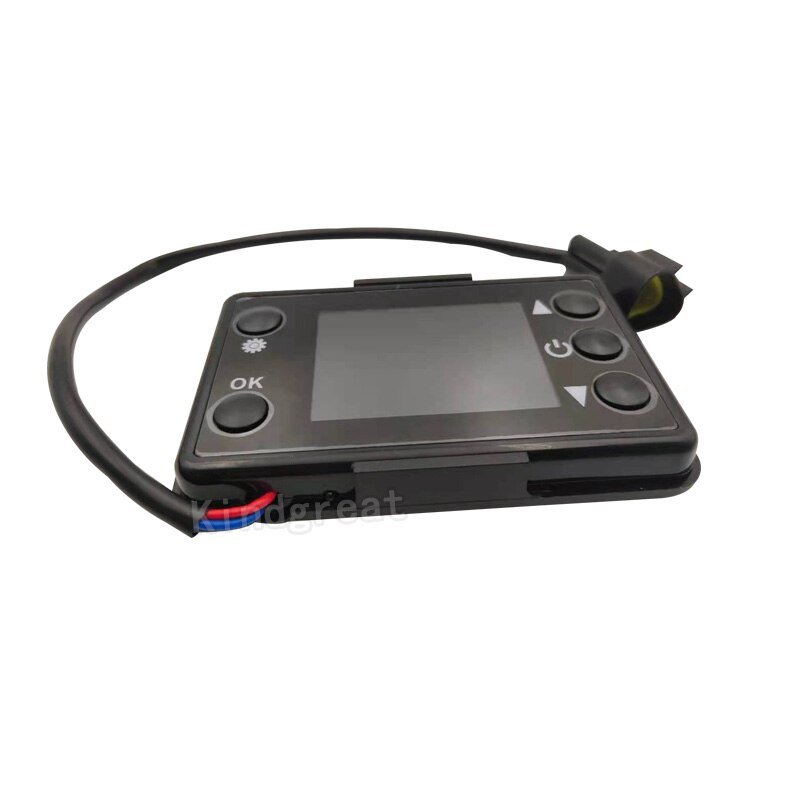 Universal 12V/24V LCD Monitor Switch+Remote Control Accessories For Diesels Air Parking Heater Controller Kit For Car Track Boat: Display