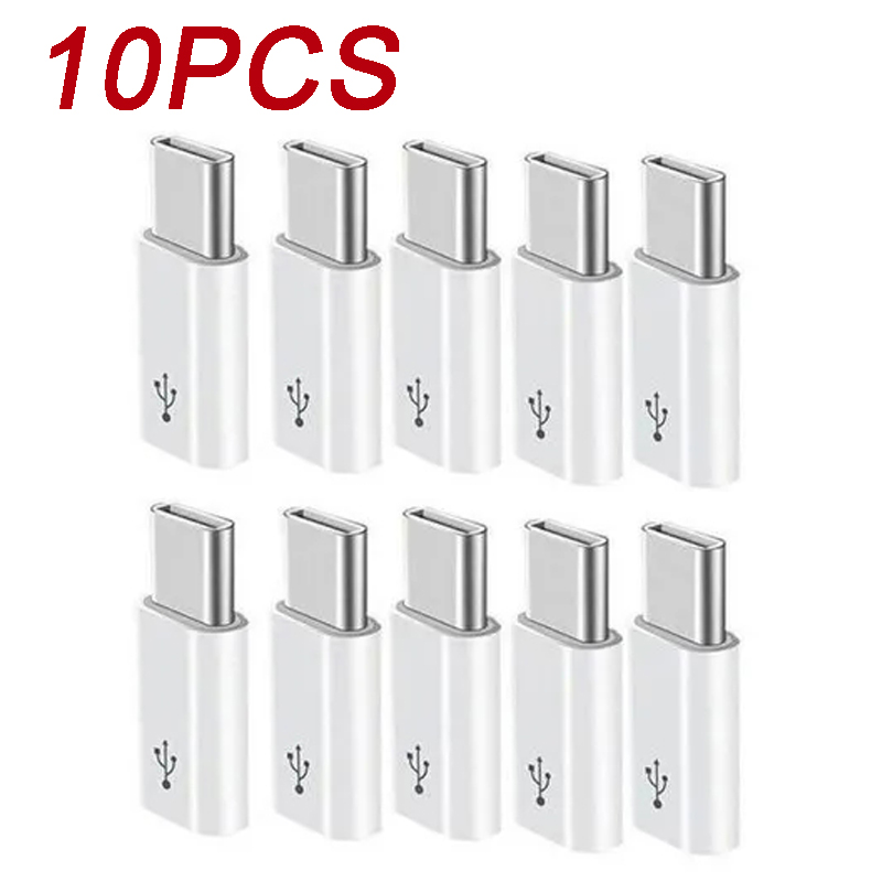 1/5/10szt Adapter Micro USB żeński na męski typu C do smartfonów z systemem Android Tablet USB typu C na złącze Micro USB: Grey