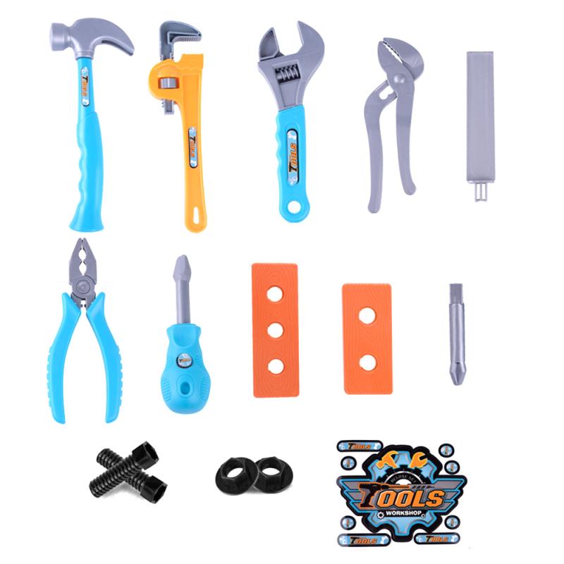 Caja de herramientas de reparación de simulación para niños, destornillador, desmontaje, juguete para jugar a las casitas, juego, herramienta de reparación, juguete para