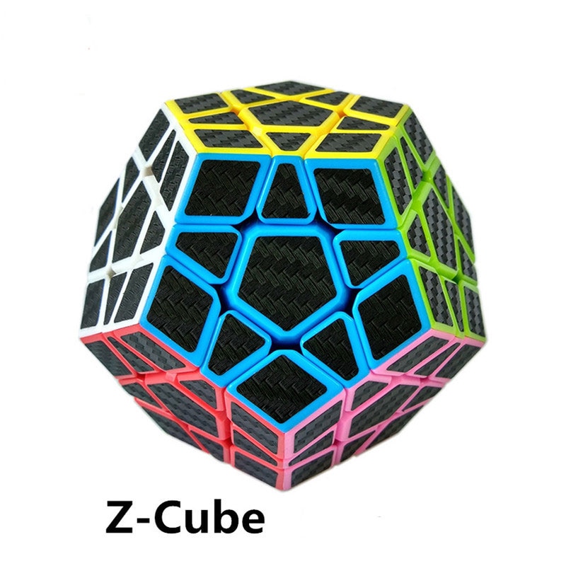 ZCUBE Carbon Faser Aufkleber Geschwindigkeit Magic Cube Puzzle Spielzeug Kinder Kinder Spielzeug Jugend Erwachsene Anweisung