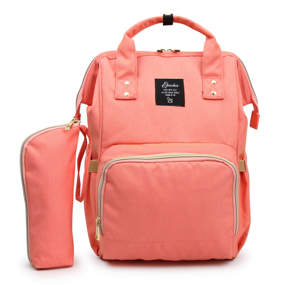 Female Backpack Fashionable Multifunctional Diaper Bags Mummy Bags Handbag Shoulders Bag for Women: C