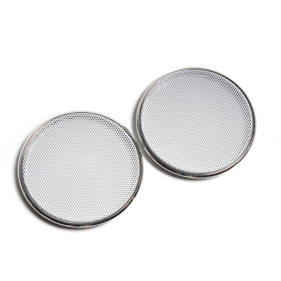 2PCS 1 inch 2 inch 3 inch Car Speaker Grill Mesh Enclosure Net Plastic Frame Protective Grille Circle Speaker Accessories