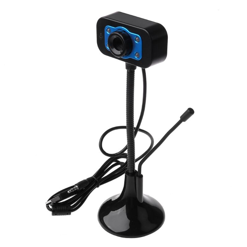 Vertical Adjustable External Digital Camera With Microphone Night Vision Light Video USB Computer Camera Laptop Webcam