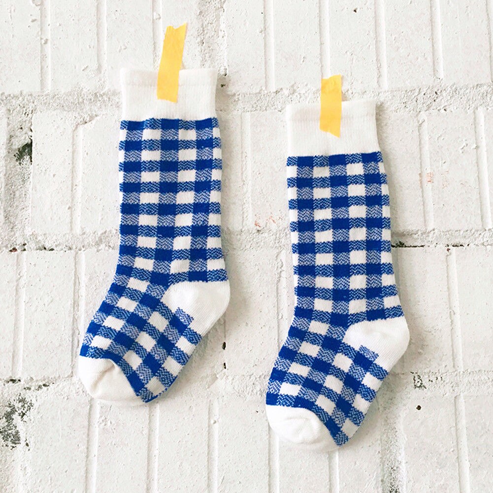 Baby Kids Peuters Meisjes Kniehoge Sokken Panty Been Warmer Kousen Voor Leeftijd 0-8: Blauw / 6 to 8years