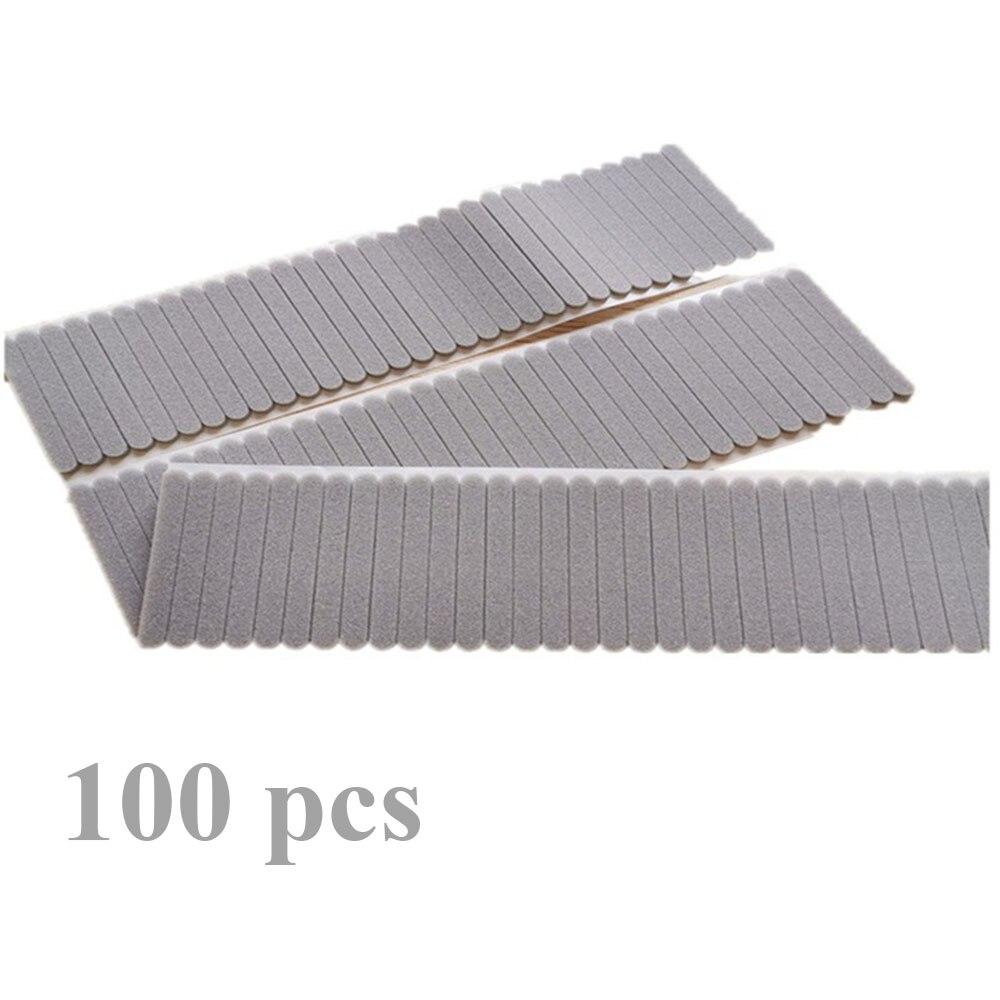 Bandes éponge autocollantes Anti-buée en microfibre, 100 pièces/ensemble de masques, pont nasal: grey