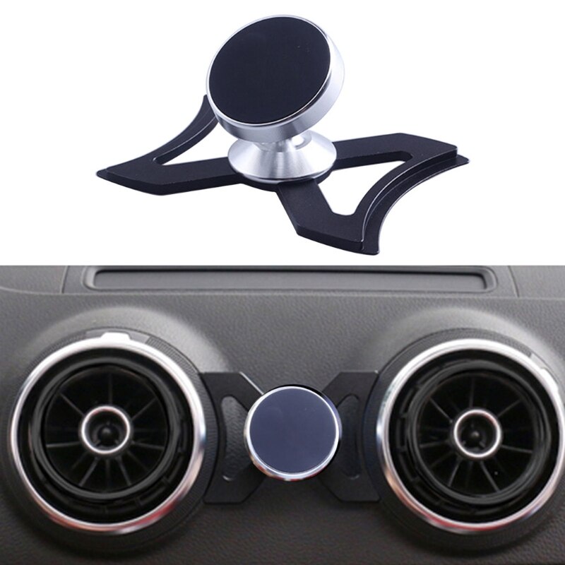 Voor A3 S3 Magneet Auto Air Vent Mount 360 Graden Mobiele Telefoon Houder Stand Auto Telefoon Houder Magnetische Dashboard: S