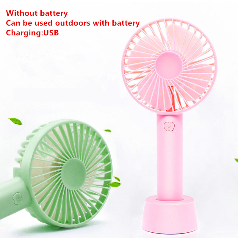 1 Pcs Handheld Persoonlijke Mini Fan Usb Oplaadbare Draagbare Ventilator Koeler Met Strap Verstelbare 3 Speed Voor Kantoor Outdoor Reizen