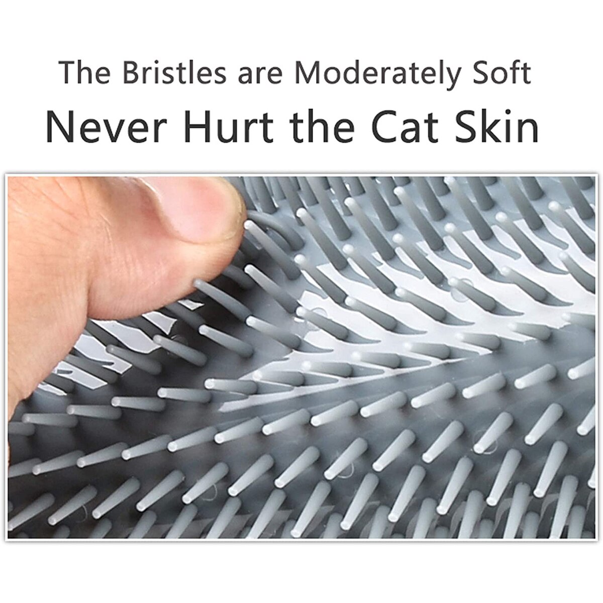 Cats Brush Corner Cat Massage Self Groomer Comb Brush Cat Rubs the Face with a Tickling Comb Cat Self Groomer Brush Accessories