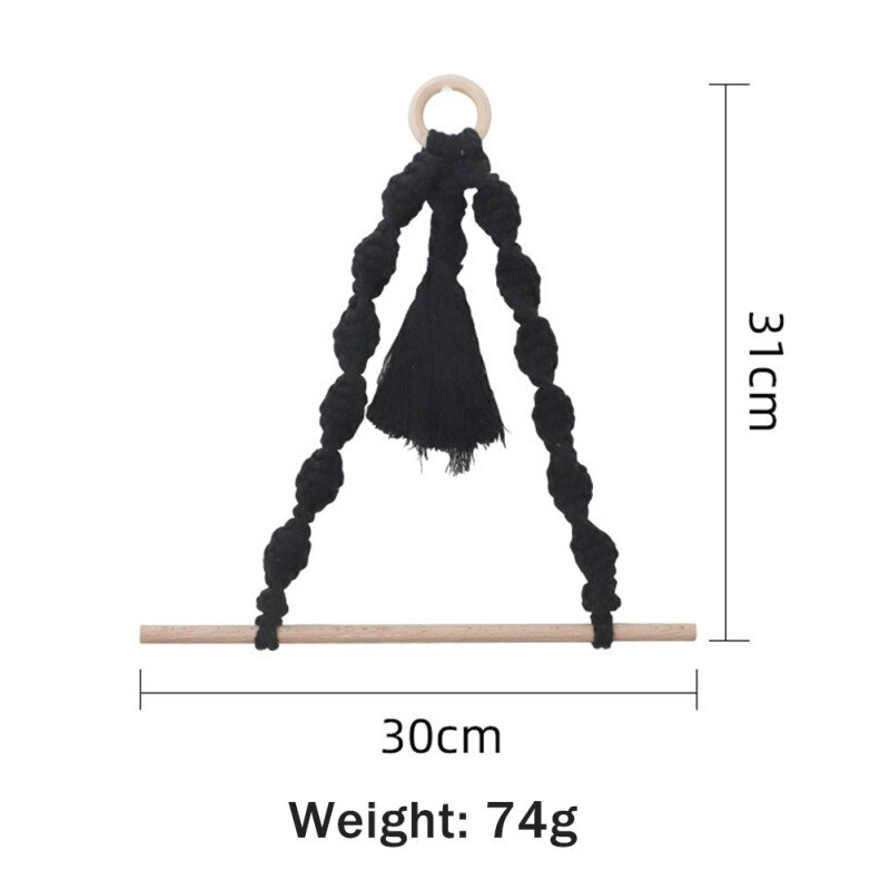 Styl skandynawski uchwyt na papier toaletowy gobelin makrama ściany wiszące robić pokoju wystrój toaleta wc dozownik papieru Dom dekoracje: 01