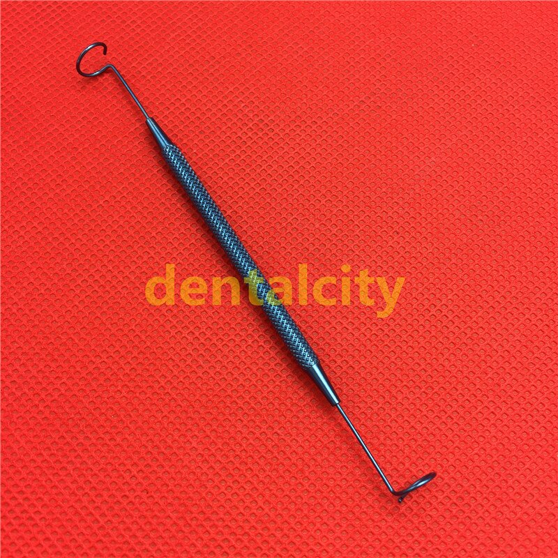 1pcs Titanium double ended pigtail probe ophthalmic eye surgical instruments