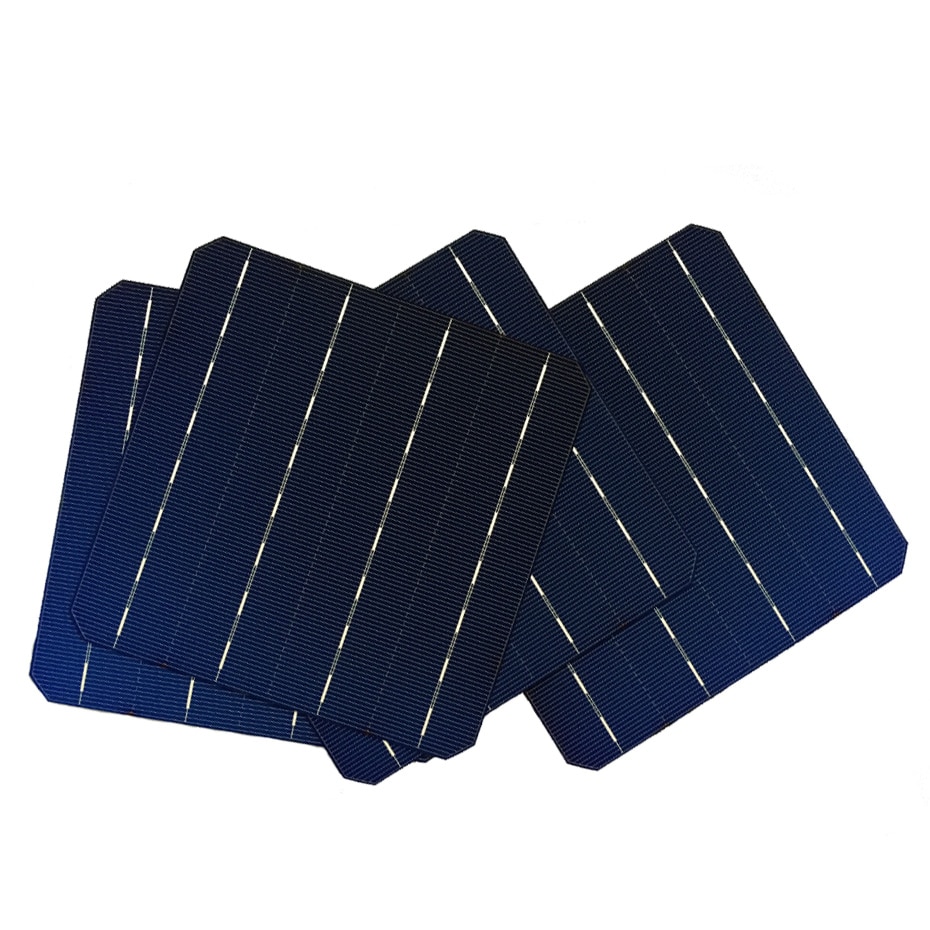 20Pcs 0.5V 5W Mono Solar Cell 6x6 placa solar Grade A High Efficiency For DIY Monocrystalline Silicon Panel for home use