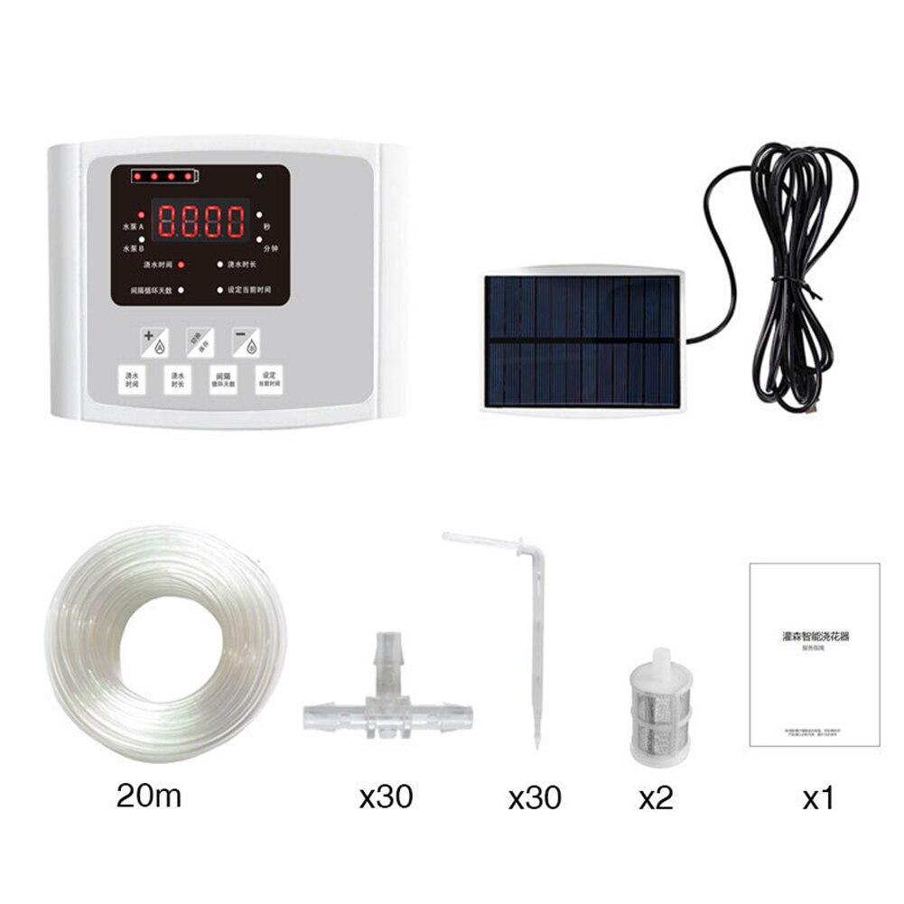 10m 15 Set Garden Automatic Irrigation Kit Watering Kit Drip Irrigation System Watering Irrigation Garden Irrigation Controller: C