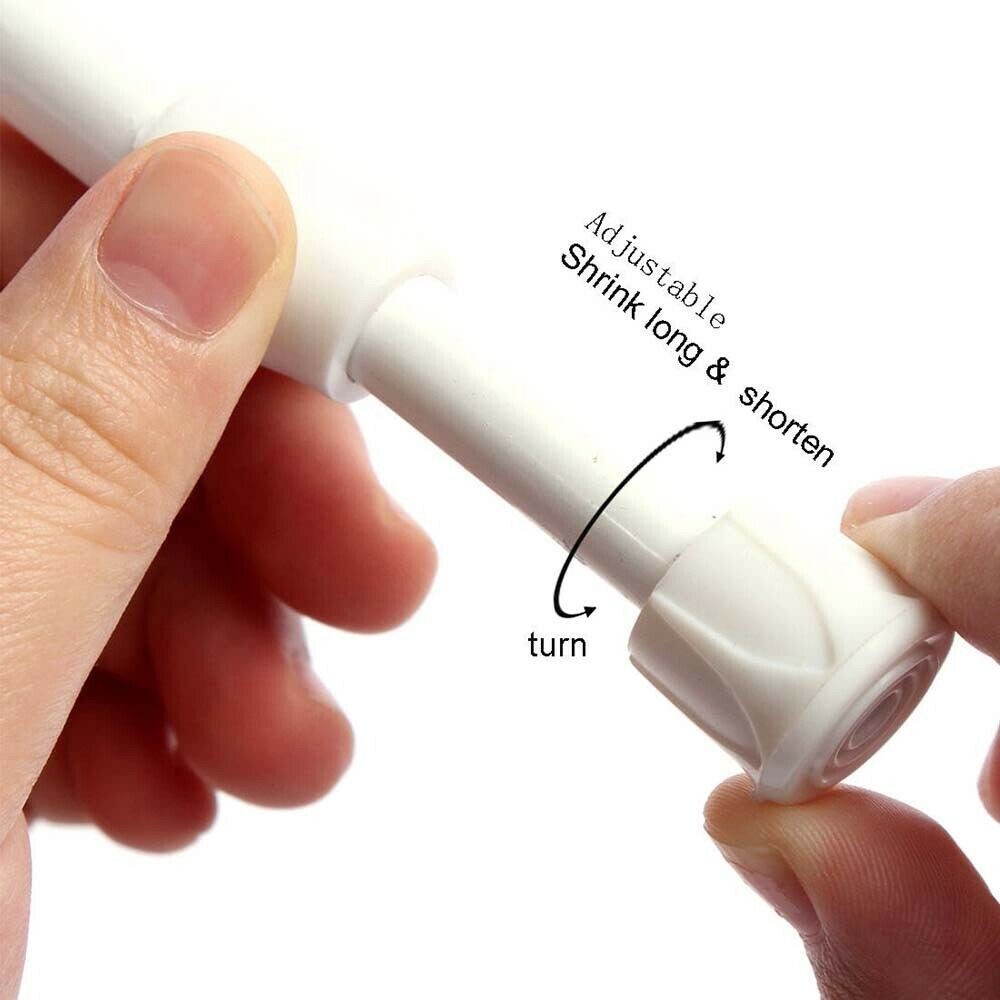 1PC Extendable Pole Multi Purpose Spring Loaded Telescopic Durable Curtain Rods Household Loaded Hanger Sticks Bathroom Product