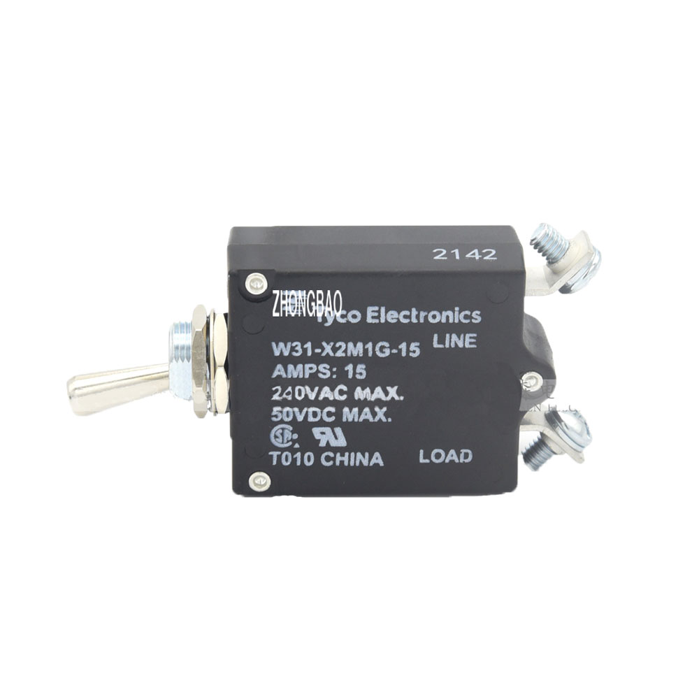 W31-X2M1G-20 | TE Connectivity W31 Single Pole Thermal Circuit Breaker