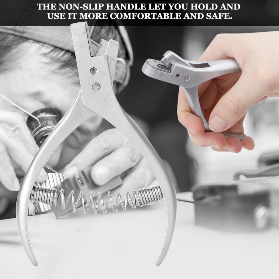 Leather Watch Strap Cutter Watchband Cutting Notching Plier Watchmaker Repair Tool Watch Repair Tool For Watchmaker