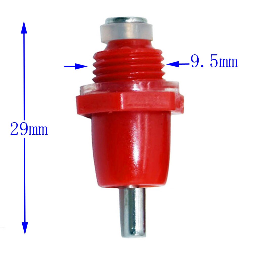 10-30 Pcs Poultry Chicken Nipple Drinker Drinking Fountain Red Spring Type Mouth Water Poultry Farming Feeding Equipment