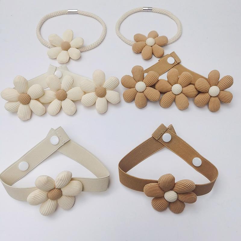 Vorm Gordijn Tieback 1 Stuks Bloem Elastische Band Gordijn Gespen Magnetische Gesp Gordijn Touw Houders Kinderkamer Home Decor