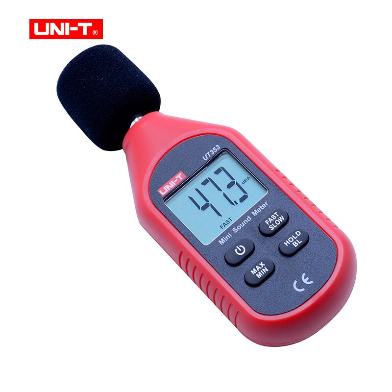 Uni-t mini lysmåler digital luxmeter  ut333 ut353 ut363 ut383 digitalt termometer hygrometer lydniveau meter anemometer: Ut353