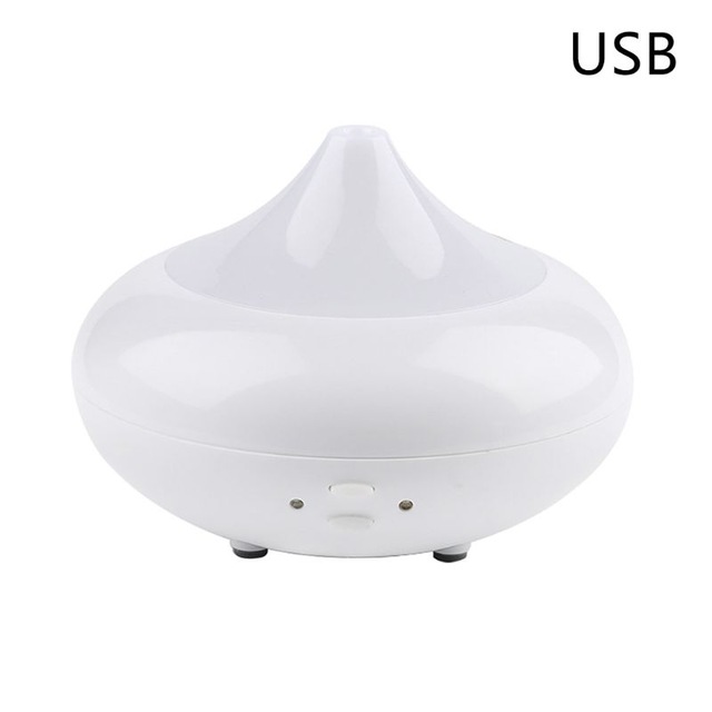 Essentiële Olie Diffuser Air Ultrasone Aroma Luchtbevochtiger USB Opladen Kleur Led Nachtlampje Mist Maker Aromatherapie Elektrische Thuis: WHITE