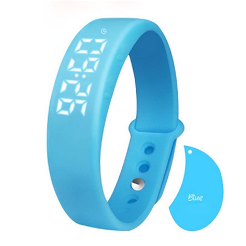 W5 Stappenteller Sleep Monitor Temperatuur Armband Smartwatch #