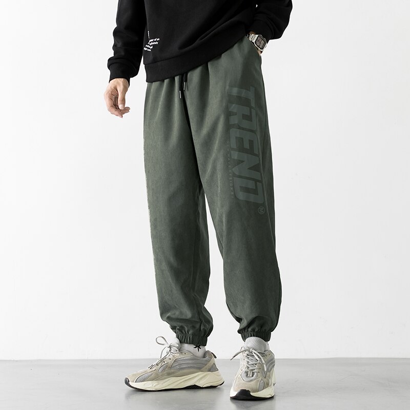 Singleroad mænds haremsbukser joggers mænd lilla kold følelse hip hop japansk streetwear sweatpants bukser joggers mandlige: Asian-m(eur xs) / Grønne jogger mænd